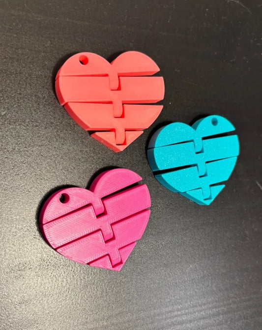 Flexi Heart Keychain